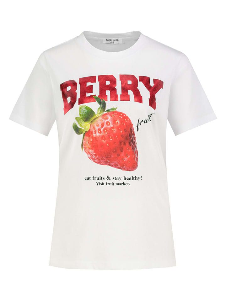 Sublevel Koszulka w kolorze białym rozmiar: S