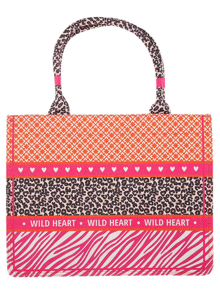 Zwillingsherz Torebka "Booktote" ze wzorem - (S)41 x (W)32 x (G)16 cm rozmiar: onesize