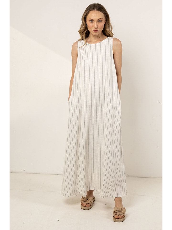 Awama Sukienka w kolorze kremowym rozmiar: L