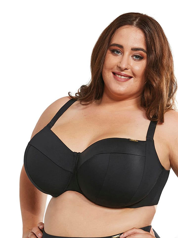 Kris Line Biustonosz bikini "Beach" w kolorze czarnym rozmiar: 95E