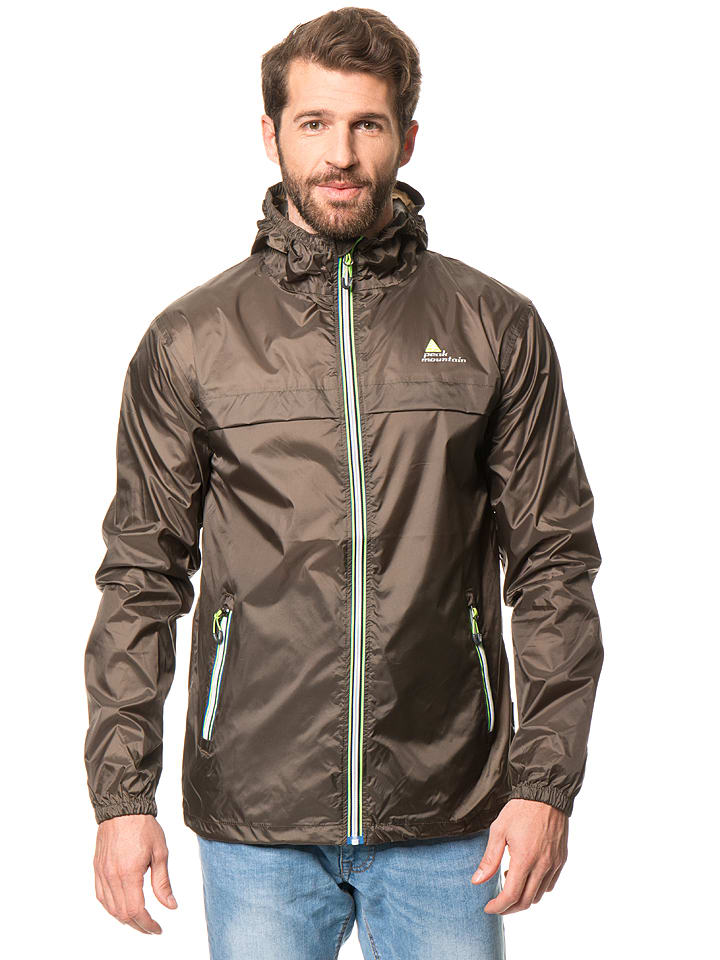 Peak Mountain Kurtka przeciwwiatrowa "Carnew" w kolorze khaki rozmiar: M