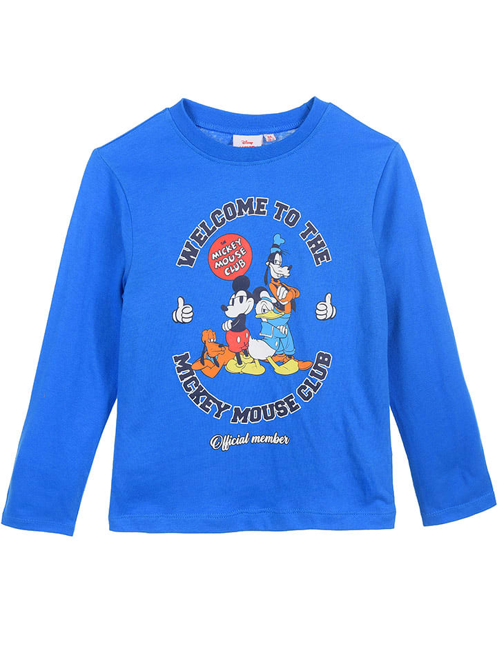 Disney Mickey Mouse Koszulka "Myszka Miki" w kolorze niebieskim rozmiar: 104