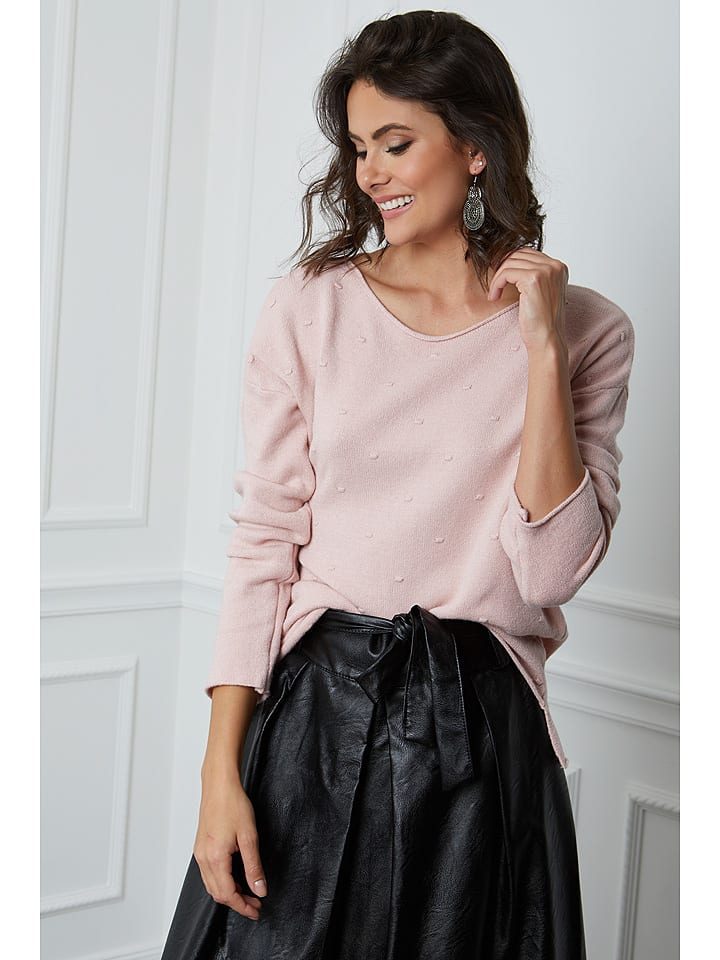 So Cachemire Sweter "Faaborg" w kolorze jasnoróżowym rozmiar: S