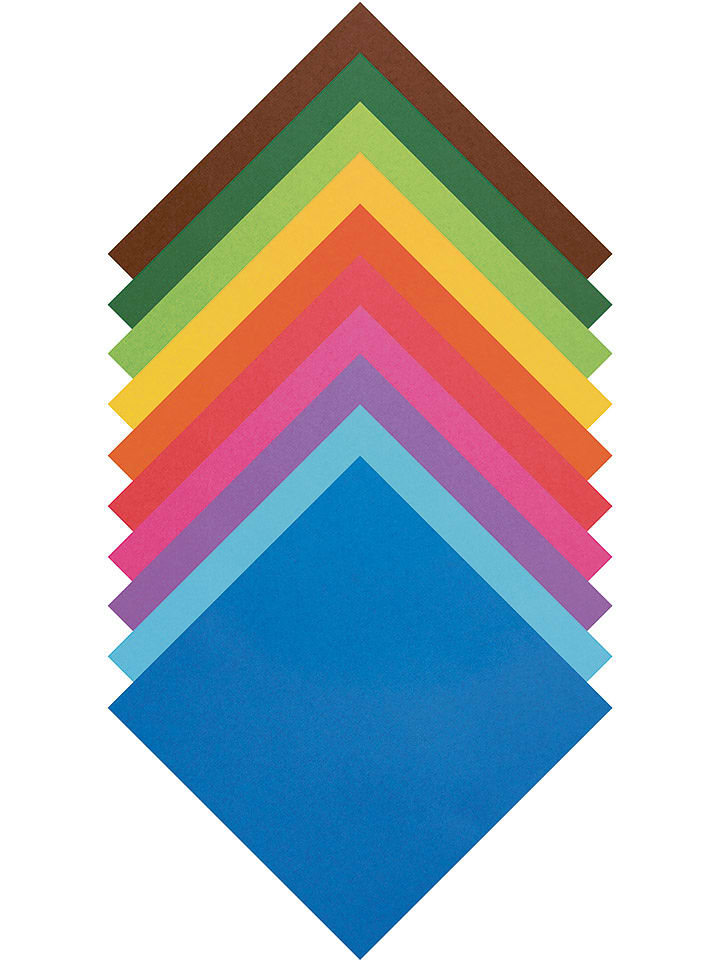 folia PAPER Papier "BASIC MIX" w różnych kolorach do origami rozmiar: onesize