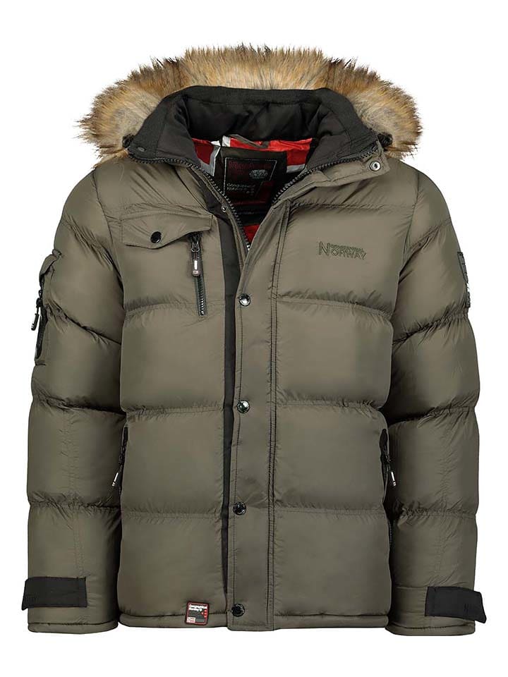 Geographical Norway Parka "Bonap" w kolorze khaki rozmiar: 128