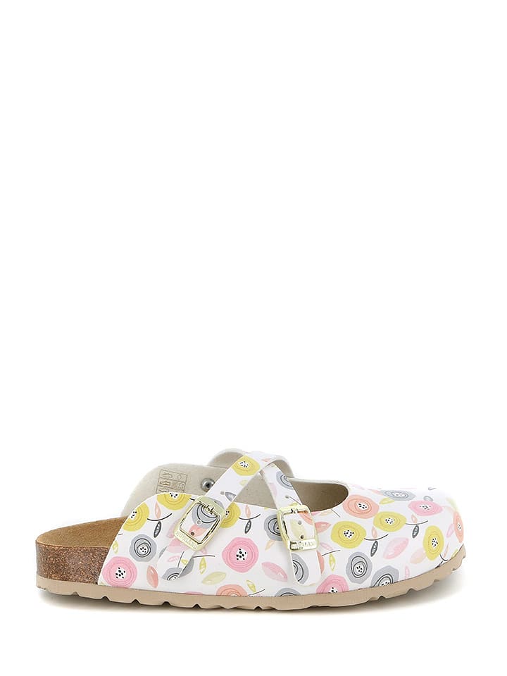 Grünland Półsandały w kolorze kremowym ze wzorem rozmiar: 40