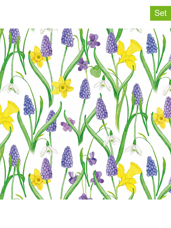 ppd Serwetki (40 szt.) "Spring Blossoms" ze wzorem rozmiar: onesize