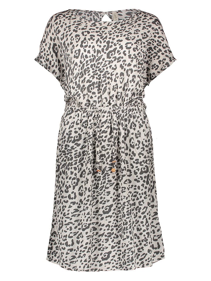 Eight2Nine Sukienka w kolorze kremowo-czarnym rozmiar: S