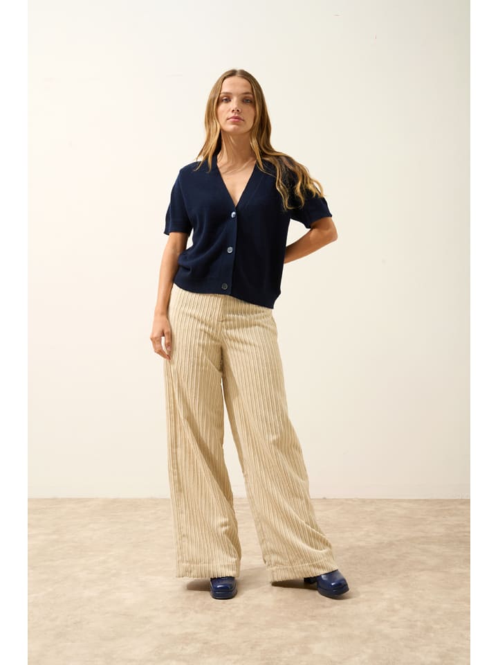 Just Cashmere Kaszmirowy kardigan "Iris" w kolorze granatowym rozmiar: XL