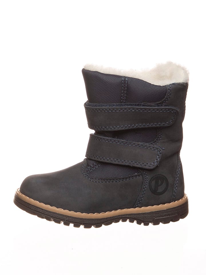 Primigi Skórzane kozaki zimowe w kolorze granatowym rozmiar: 26