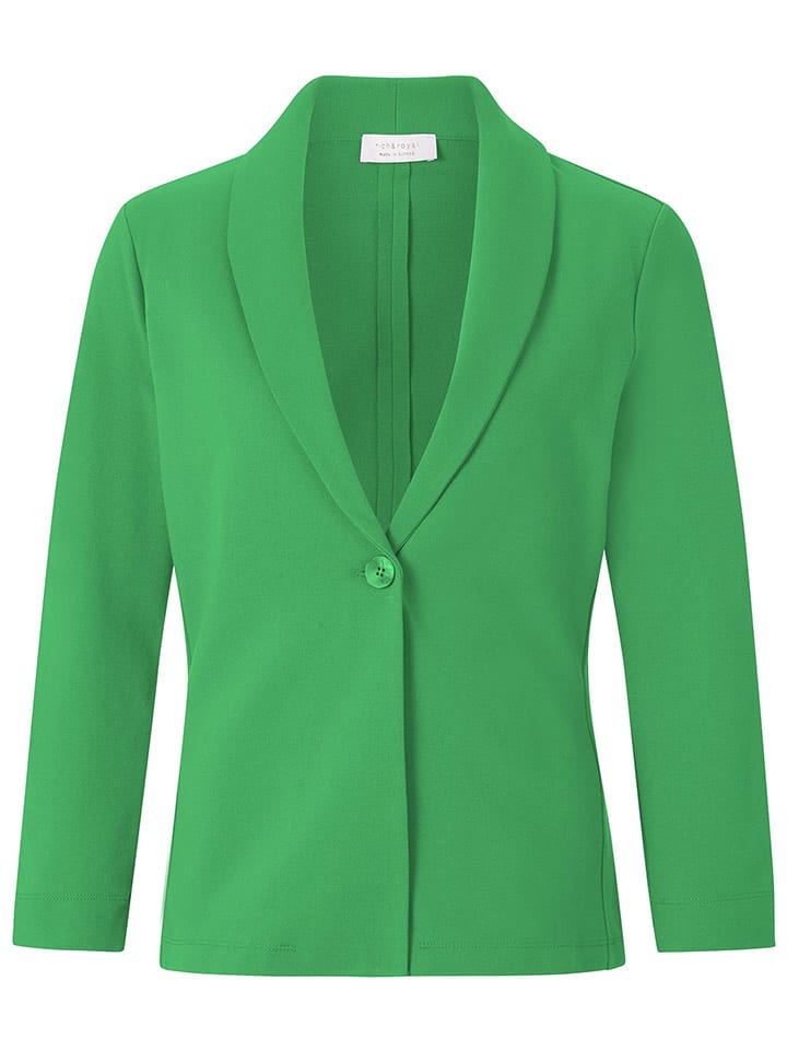 Rich & Royal Blezer w kolorze zielonym rozmiar: XS