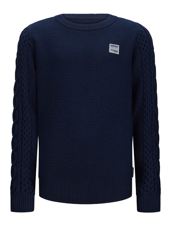 Retour Sweter "Maarten" w kolorze granatowym rozmiar: 146/152
