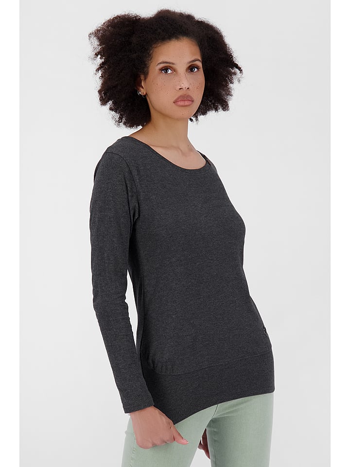 alife and kickin Koszulka "ConnyAK A" w kolorze antracytowym rozmiar: M