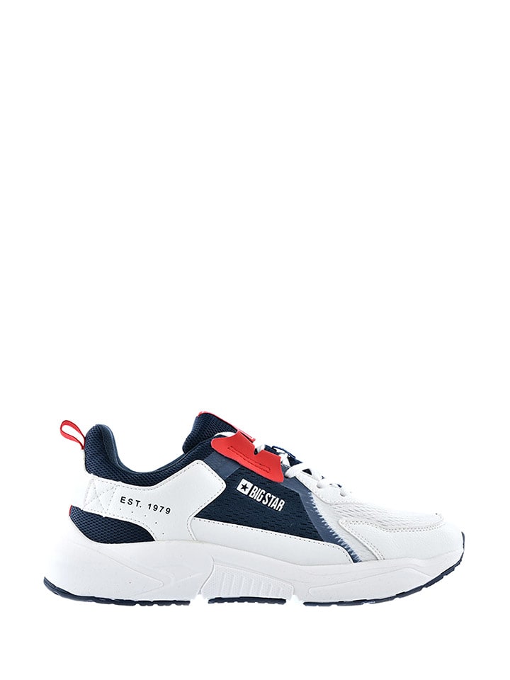 BIG STAR Sneakersy w kolorze biało-granatowym rozmiar: 44
