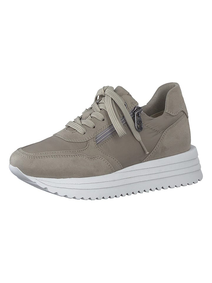 Marco Tozzi Sneakersy w kolorze beżowym rozmiar: 39