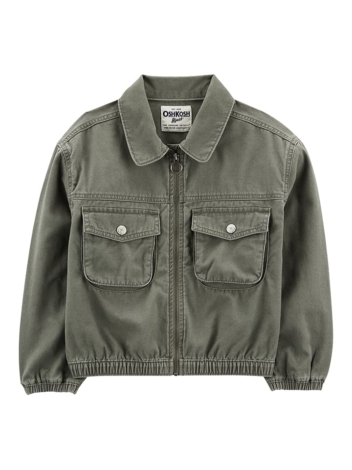 OshKosh Kurtka przejściowa w kolorze khaki rozmiar: 128/134