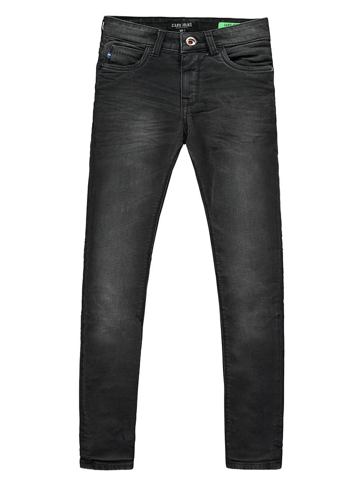 Cars Dżinsy "Burgo" w kolorze czarnym rozmiar: 140