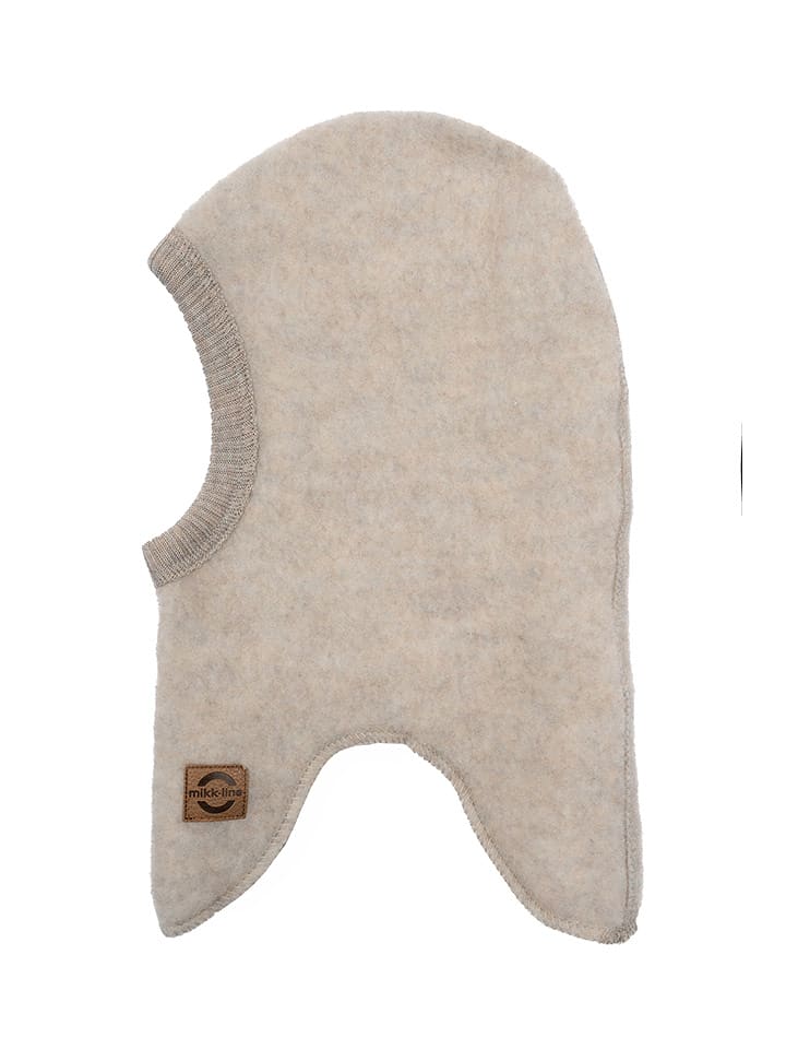 mikk-line Wełniana kominiarka w kolorze beżowym rozmiar: 98/104