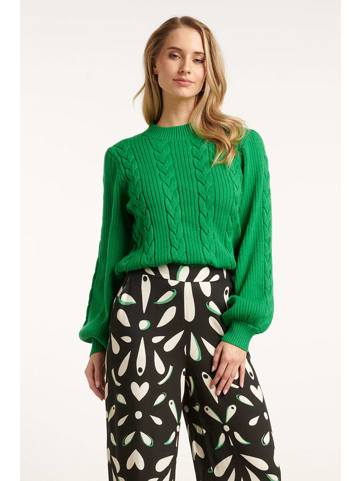 Smashed Lemon Sweter w kolorze zielonym rozmiar: S