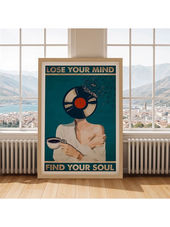 Wallity Druk artystyczny w ramce rozmiar: 35x45 cm