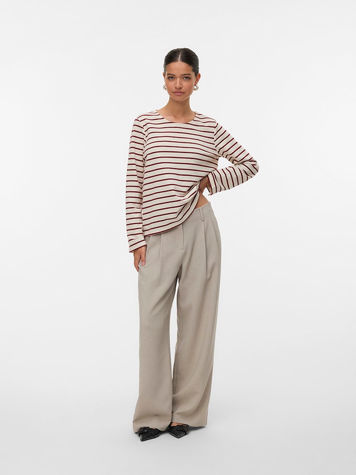 Vero Moda Koszulka w kolorze beżowym rozmiar: XS