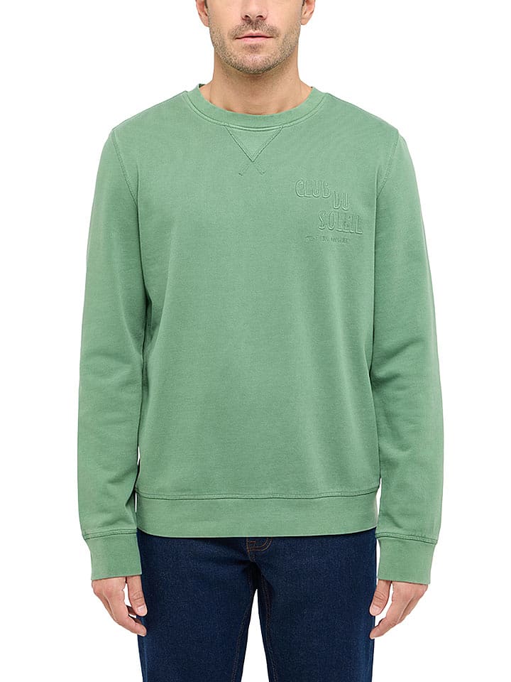 Mustang Bluza w kolorze zielonym rozmiar: XL