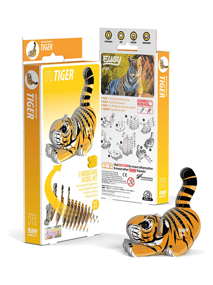 Eugy Zestaw do majsterkowania 3D "Tiger" - 6+ rozmiar: onesize