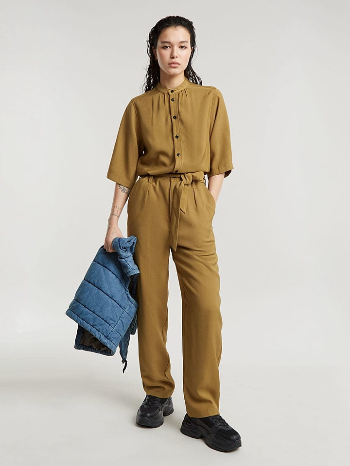 G-Star Kombinezon w kolorze musztardowym rozmiar: S