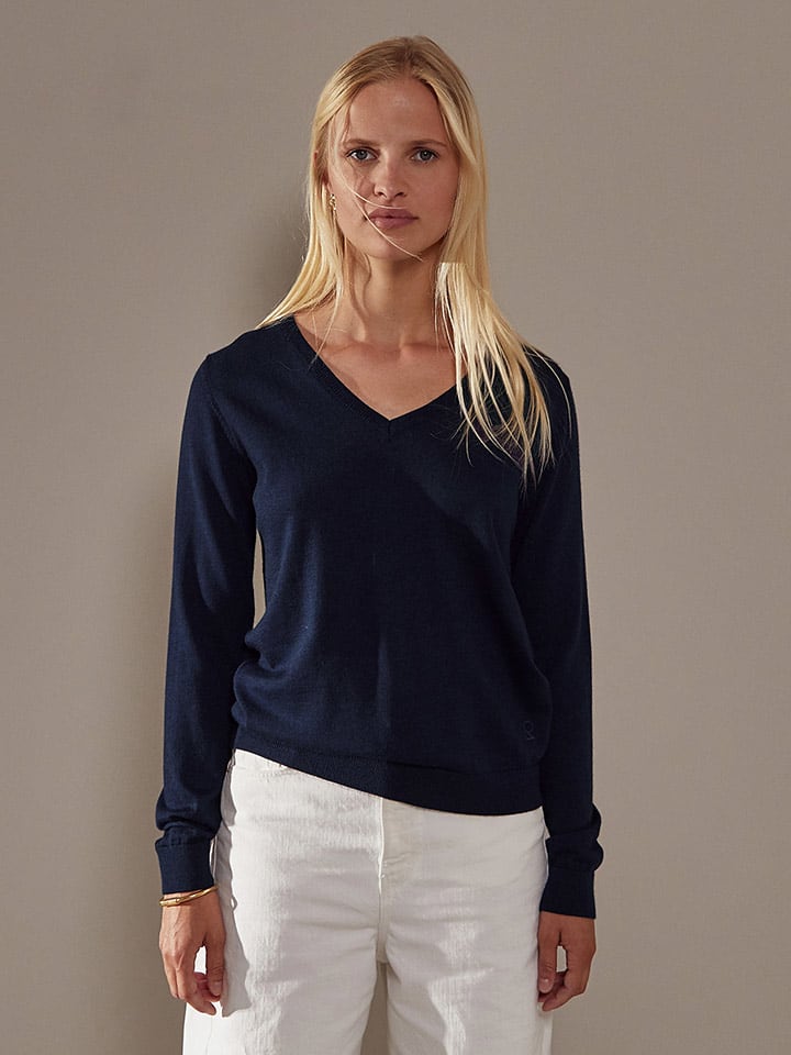 Rodier Wełniany sweter w kolorze czarnym rozmiar: 42