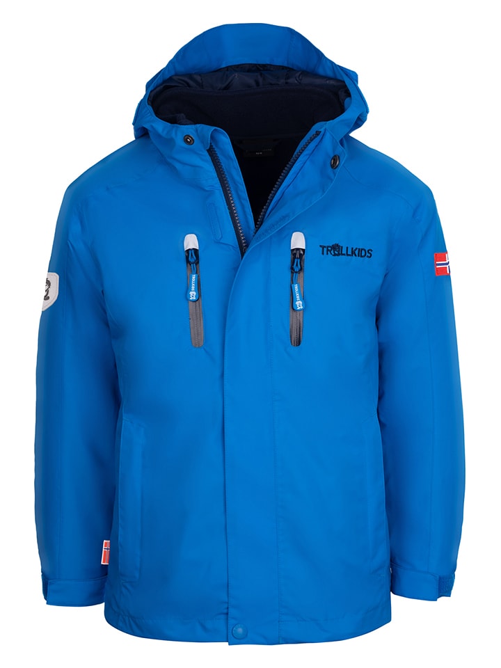 Trollkids Kurtka funkcyjna 3w1 "Myrdal Pro" w kolorze niebieskim rozmiar: 110