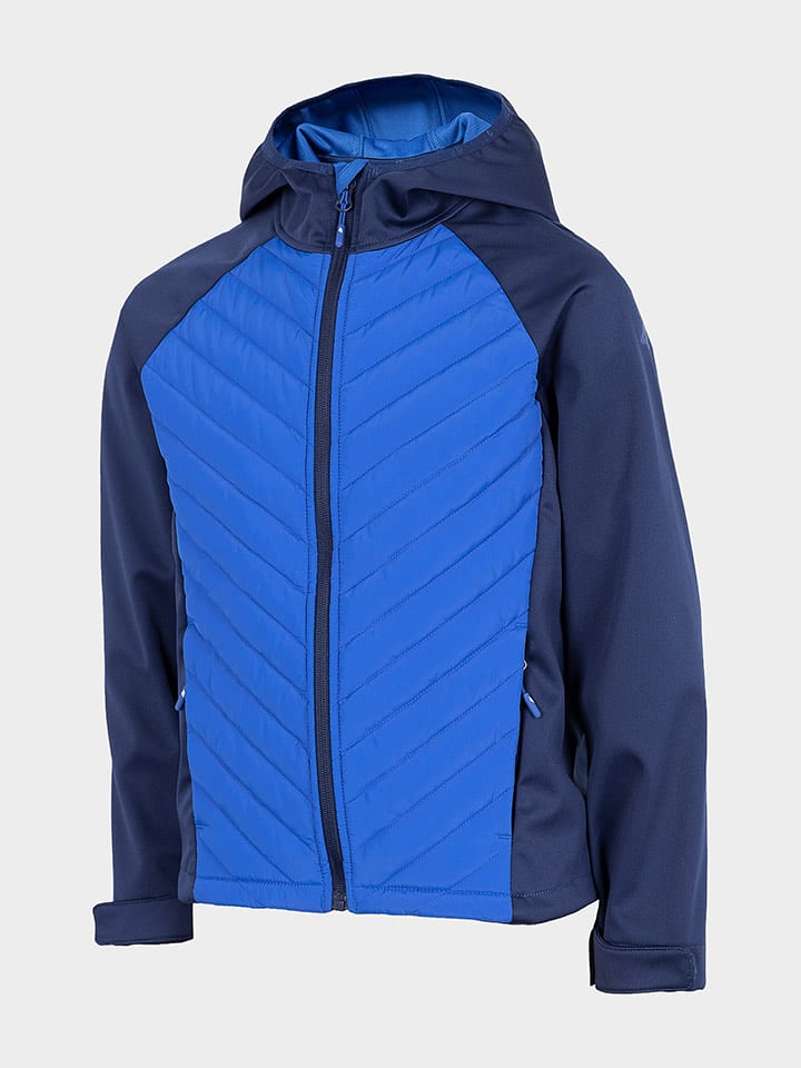 4F Kurtka softshellowa w kolorze niebieskim rozmiar: 158