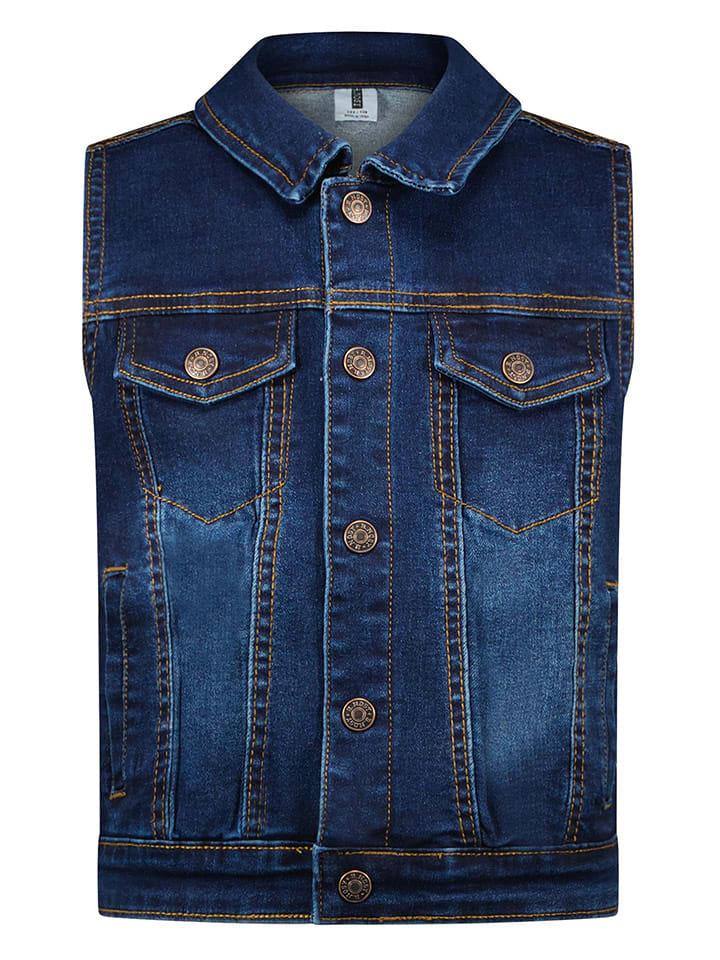 B.Nosy Kamizelka dżinsowa w kolorze granatowym rozmiar: 122/128