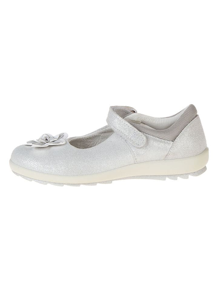 Primigi Baleriny "Girl chic" w kolorze srebrnym rozmiar: 35