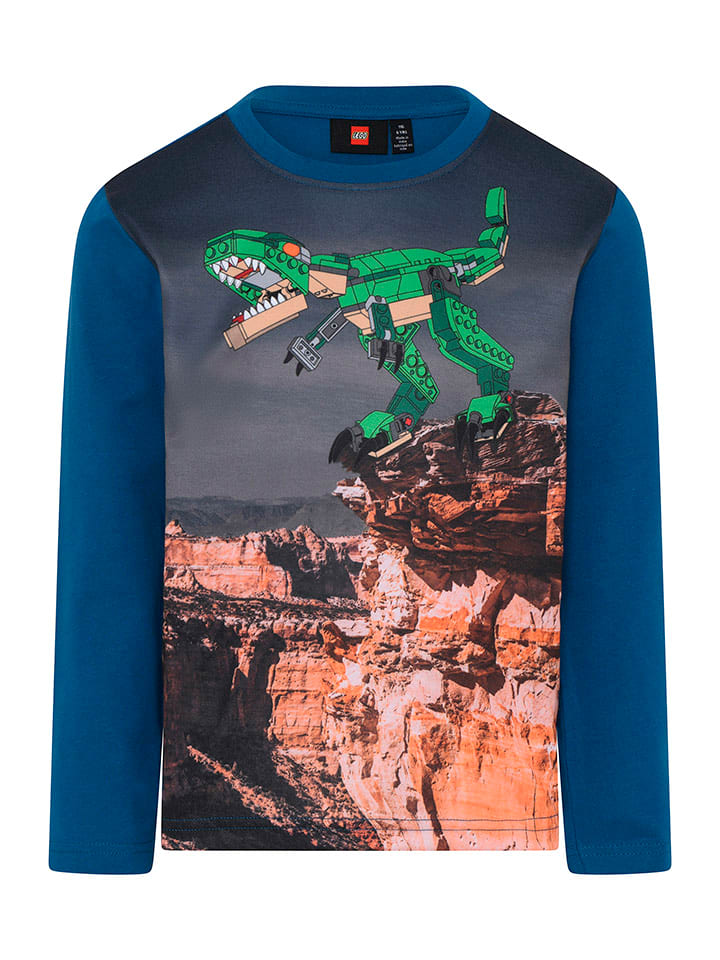 LEGO Koszulka "LEGO Iconic" w kolorze niebieskim rozmiar: 122