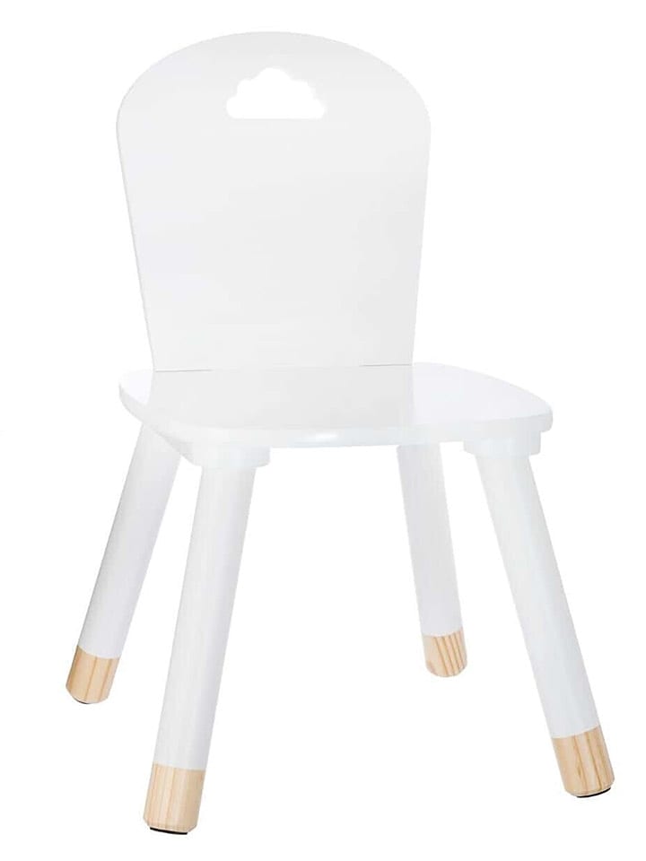 WellHome for Kids Krzesło w kolorze białym - 28 x 50 x 28 cm rozmiar: onesize