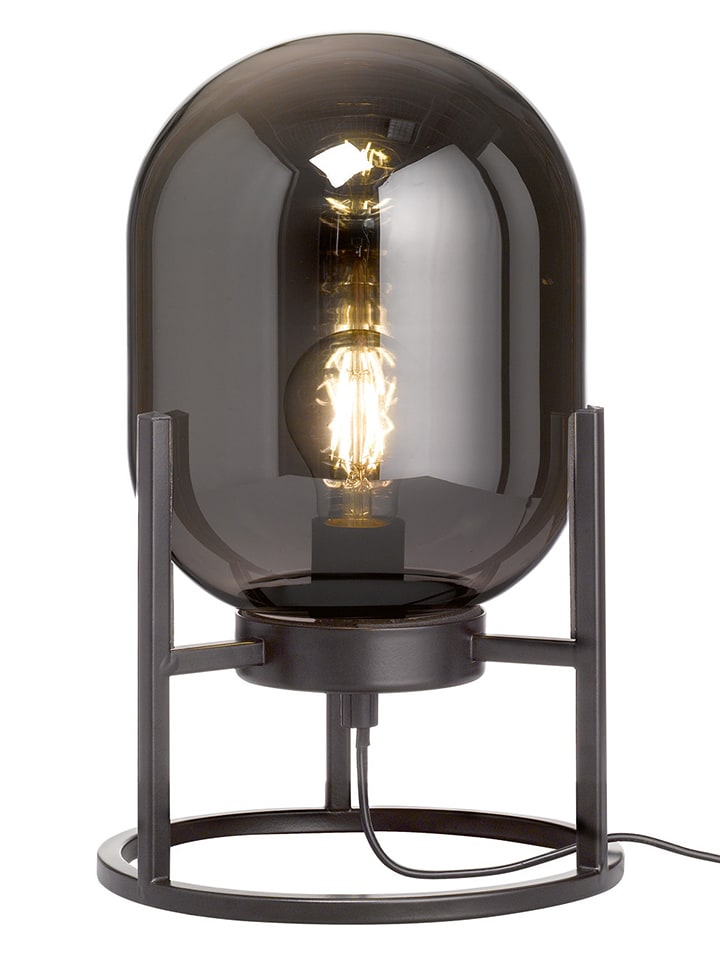 FISCHER & HONSEL Lampa stołowa "Regi" w kolorze czarnym - wys. 34 x Ø 21 cm rozmiar: onesize