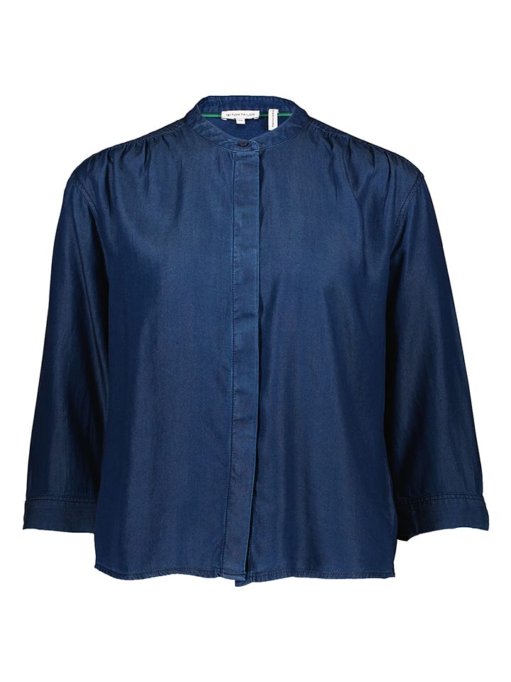 Tom Tailor Dżinsowa bluzka w kolorze granatowym rozmiar: 44