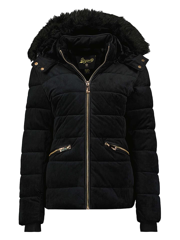 Geographical Norway Kurtka pikowana "Bilove" w kolorze czarnym rozmiar: XXL