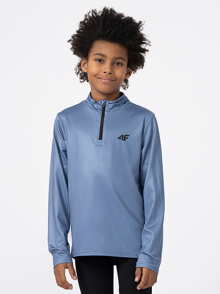 4F Koszulka funkcyjna w kolorze niebieskoszarym rozmiar: 122/128