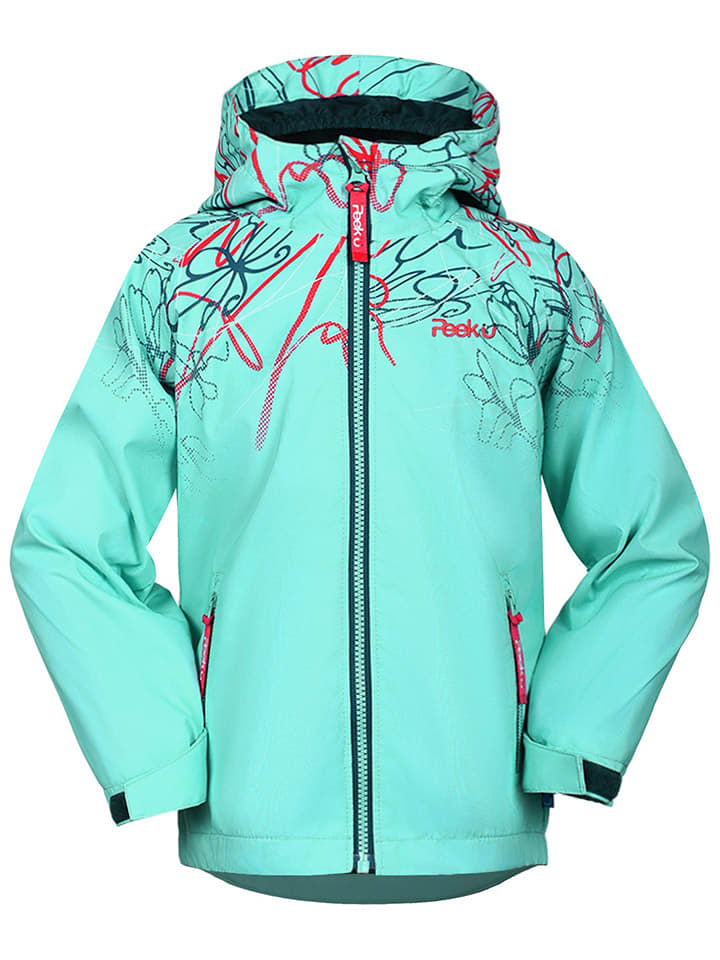 Peek U Kurtka przeciwdeszczowa "Marlo" w kolorze turkusowym rozmiar: 110