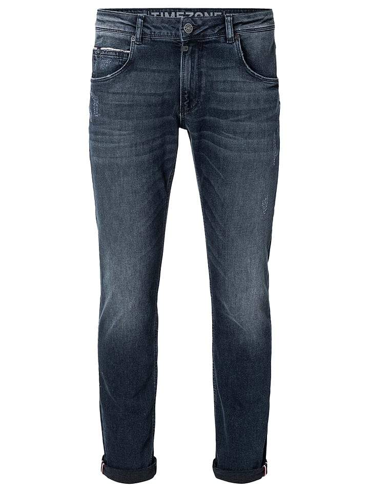 Timezone Dżinsy "Scott" - Slim fit - w kolorze granatowym rozmiar: W32/L34