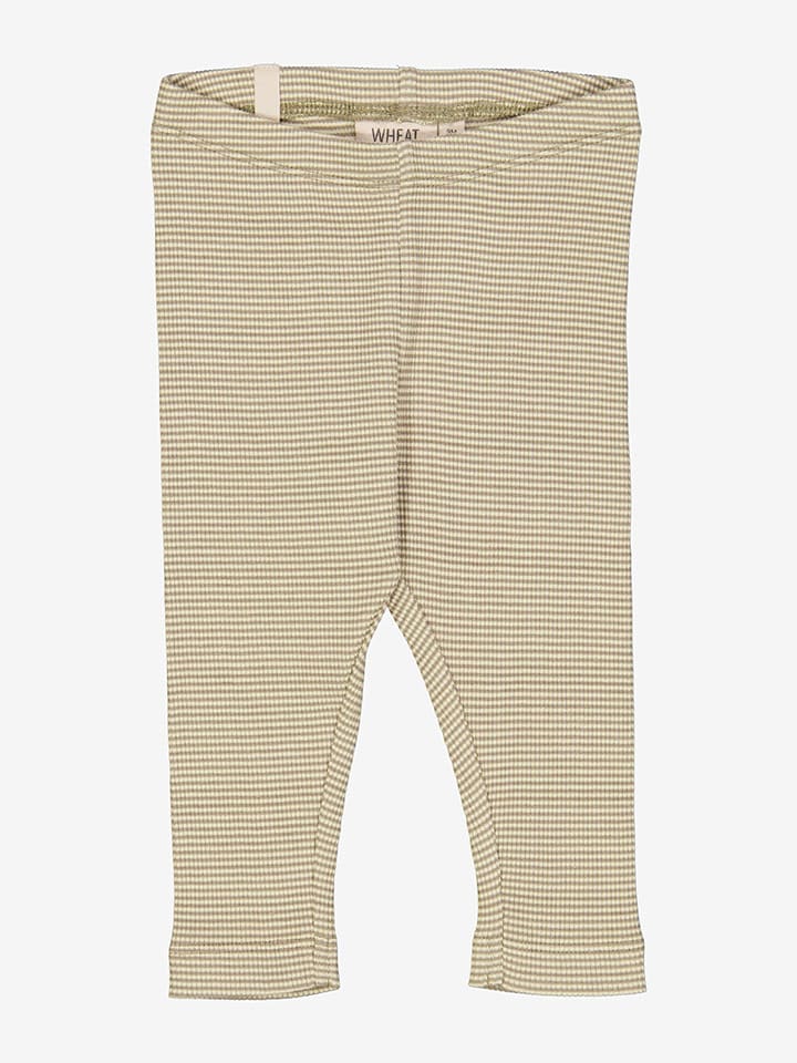 Wheat Legginsy w kolorze beżowym rozmiar: 68