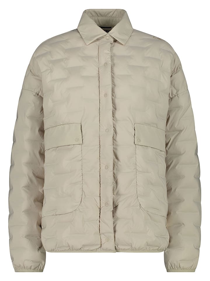 CMP Kurtka pikowana w kolorze beżowym rozmiar: 42