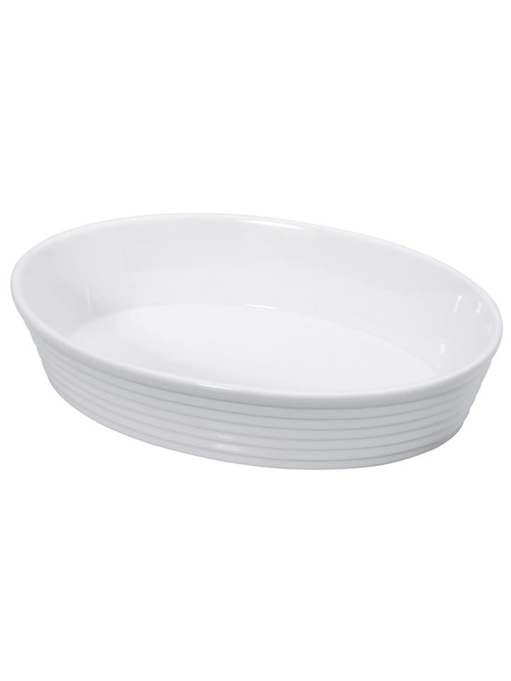 Küchenprofi Forma "Burgund" w kolorze białym do zapiekania - Ø 35 cm rozmiar: onesize