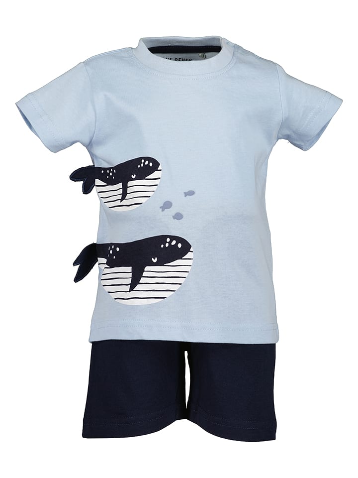 Blue Seven 2-częściowy zestaw w kolorze niebiesko-granatowym rozmiar: 86