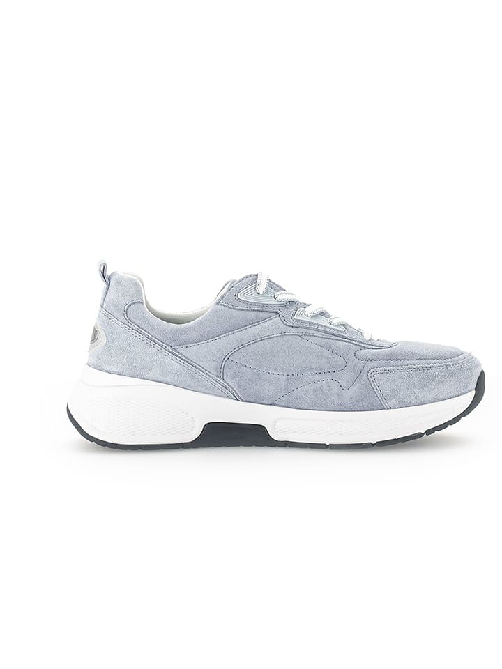 Gabor Skórzane sneakersy w kolorze błękitnym rozmiar: 42