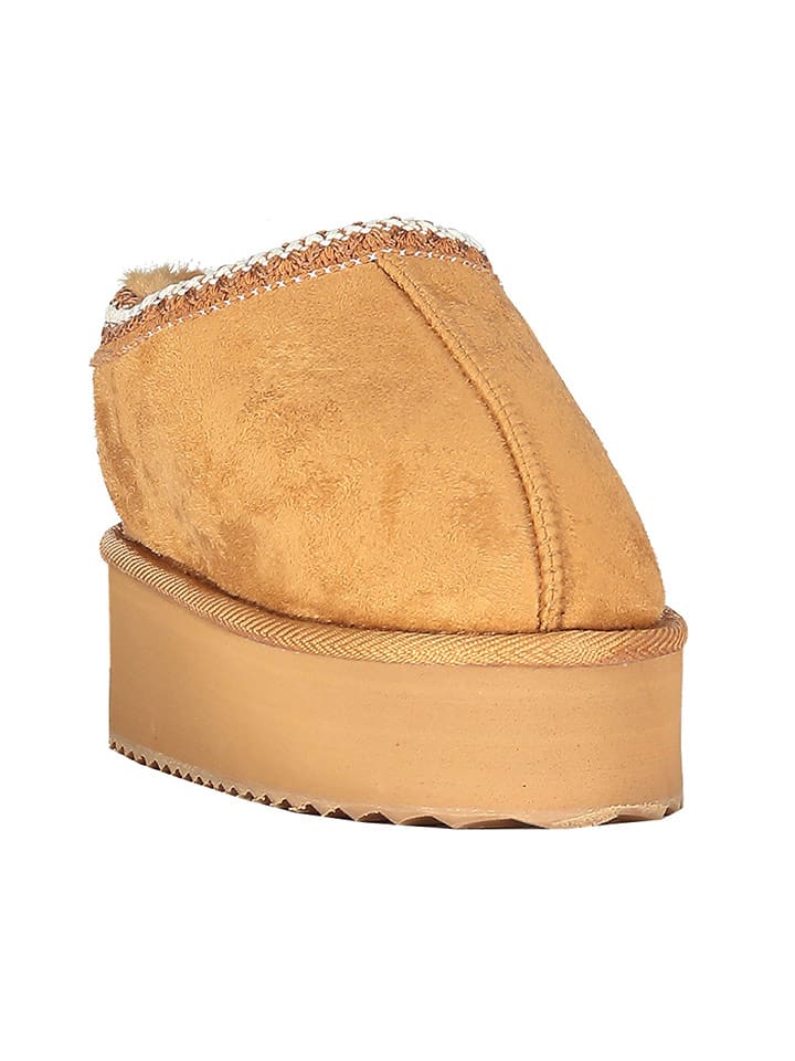 Geographical Norway Kapcie "One" w kolorze jasnobrązowym rozmiar: 41