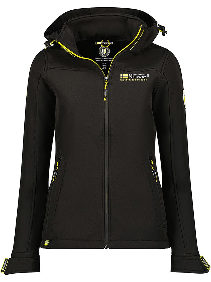 Geographical Norway Kurtka softshellowa "Takeni" w kolorze czarnym rozmiar: L