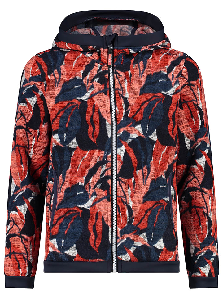 CMP Kurtka polarowa w kolorze czarnym ze wzorem rozmiar: 176