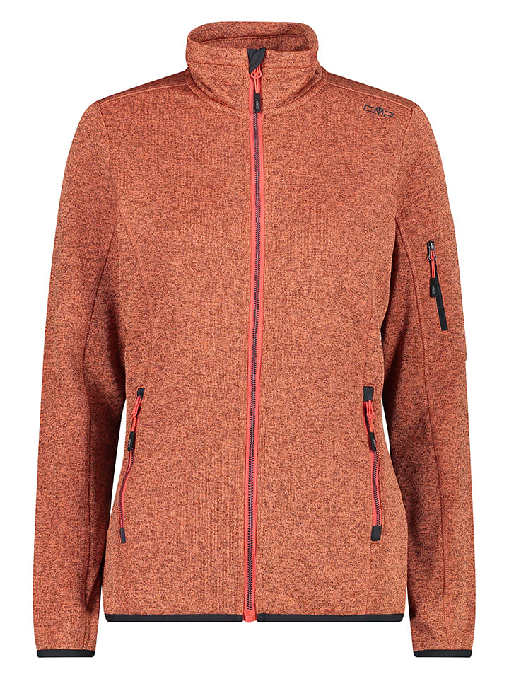 CMP Kurtka polarowa w kolorze pomarańczowym rozmiar: 42